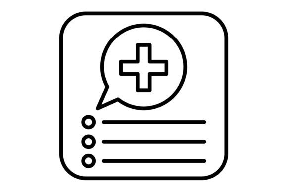 Medical App Outline Icon