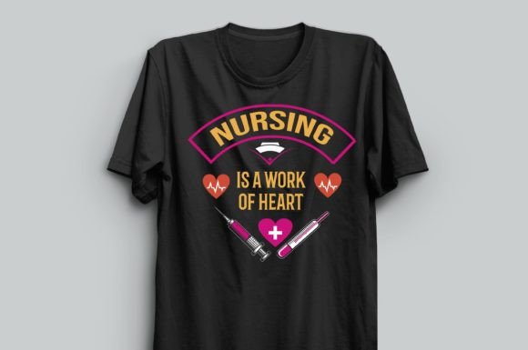 Nurse Lover Shirt Design 14: Graphics & Print Templates