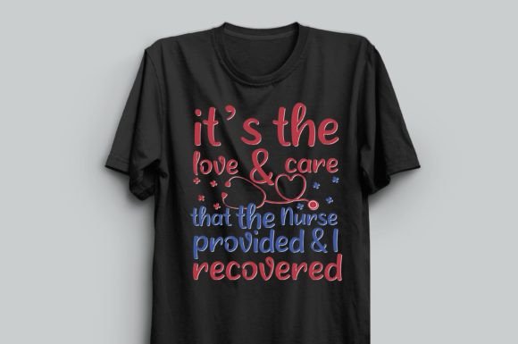 Nurse Lover Shirt Design 68: Graphics & Print Templates