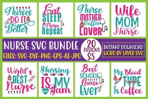 Nurse SVG Bundle Vol.5
