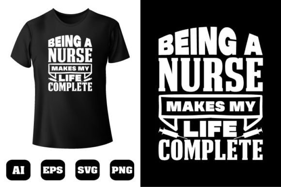 Nurse T-shirt Design 114 Graphics