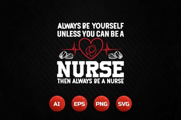 Nurse T-Shirt Design 187 Graphics