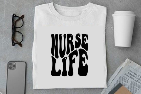 Retro Nurse Design, Graphics for T-Shirt Designs